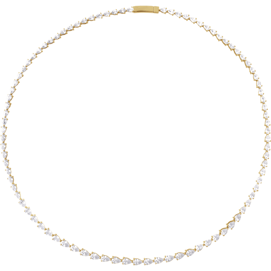 Caroline Lab Diamond Tennis Necklace