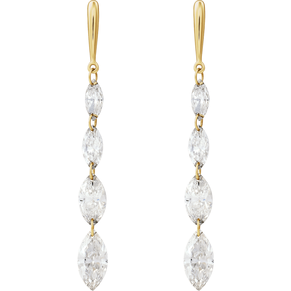 Mae Lab Diamond Marquise Earrings