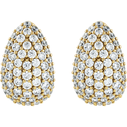 Tear Drop Lab Diamond Earrings