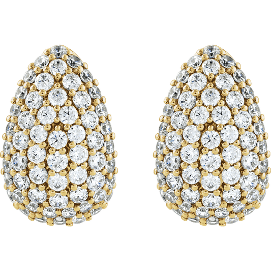 Tear Drop Lab Diamond Earrings