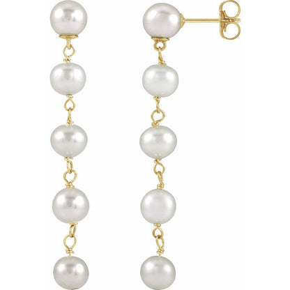 Annie Pearl Drop Earrings