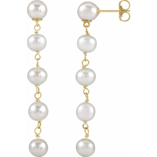 Annie Pearl Drop Earrings