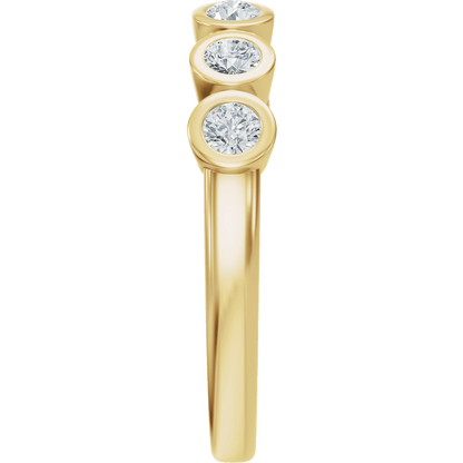 Goldie Bezel Open Ring