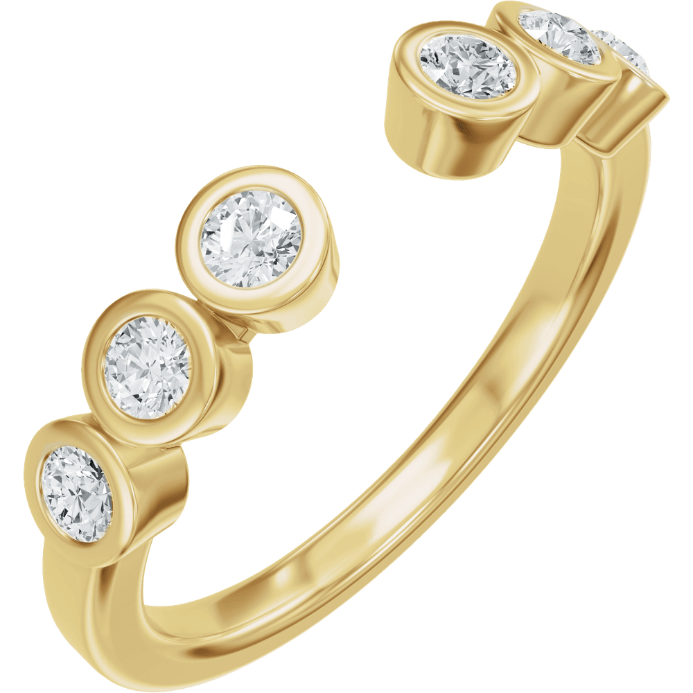 Goldie Bezel Open Ring