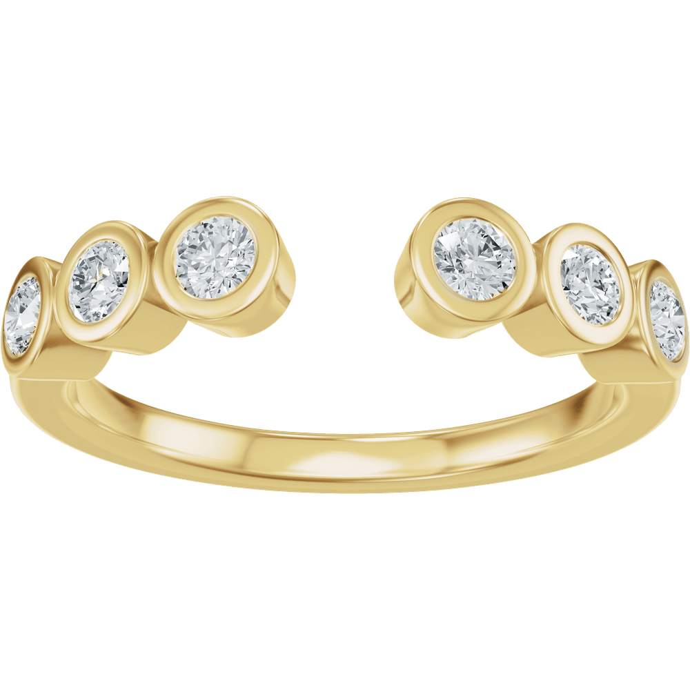 Goldie Bezel Open Ring