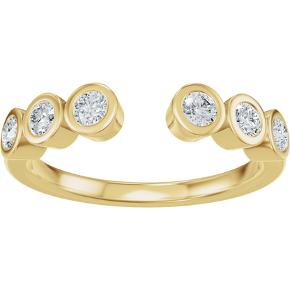 Goldie Bezel Open Ring