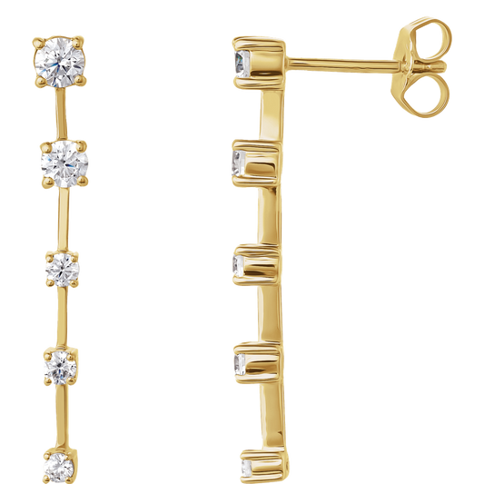 Leighton Lab Diamond Drop Earrings