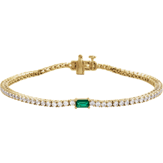 Nina Lab Diamond and Gemstone Bracelet