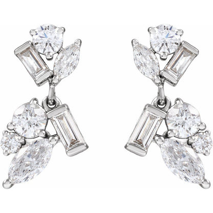 Jenn Lab Diamond Dangle Earrings