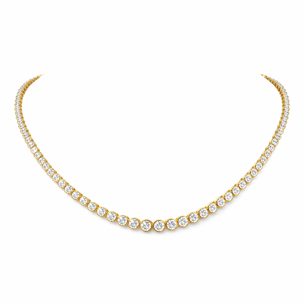 Harriet Diamond Tennis Necklace