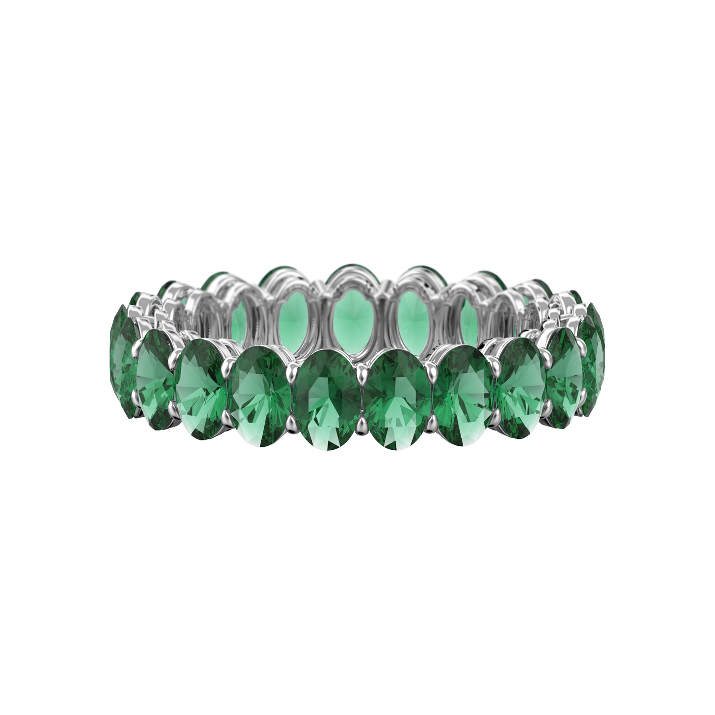 Gemstone Oval Band