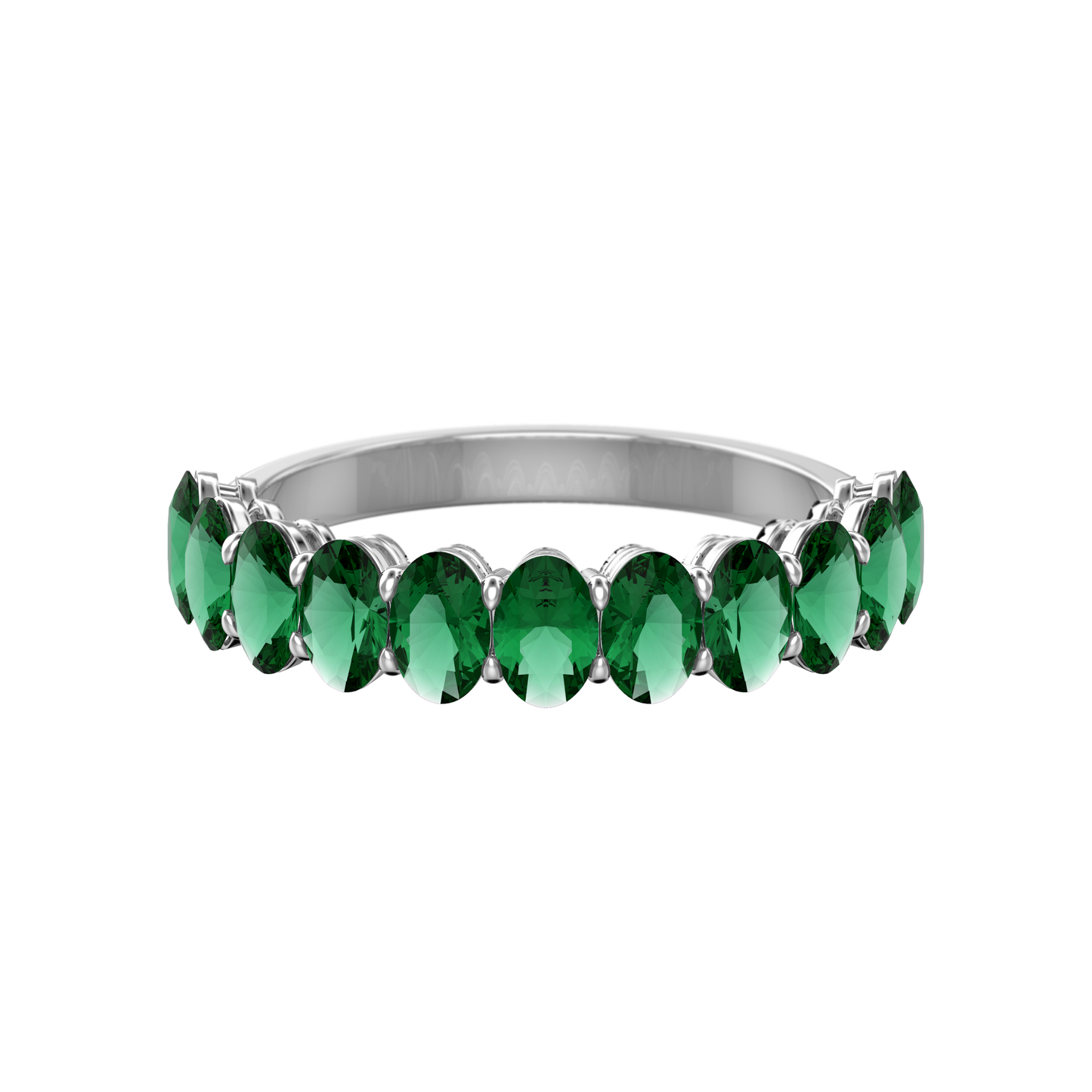 Gemstone Oval Band