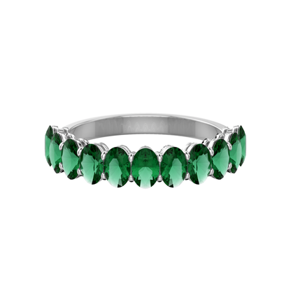 Gemstone Oval Band
