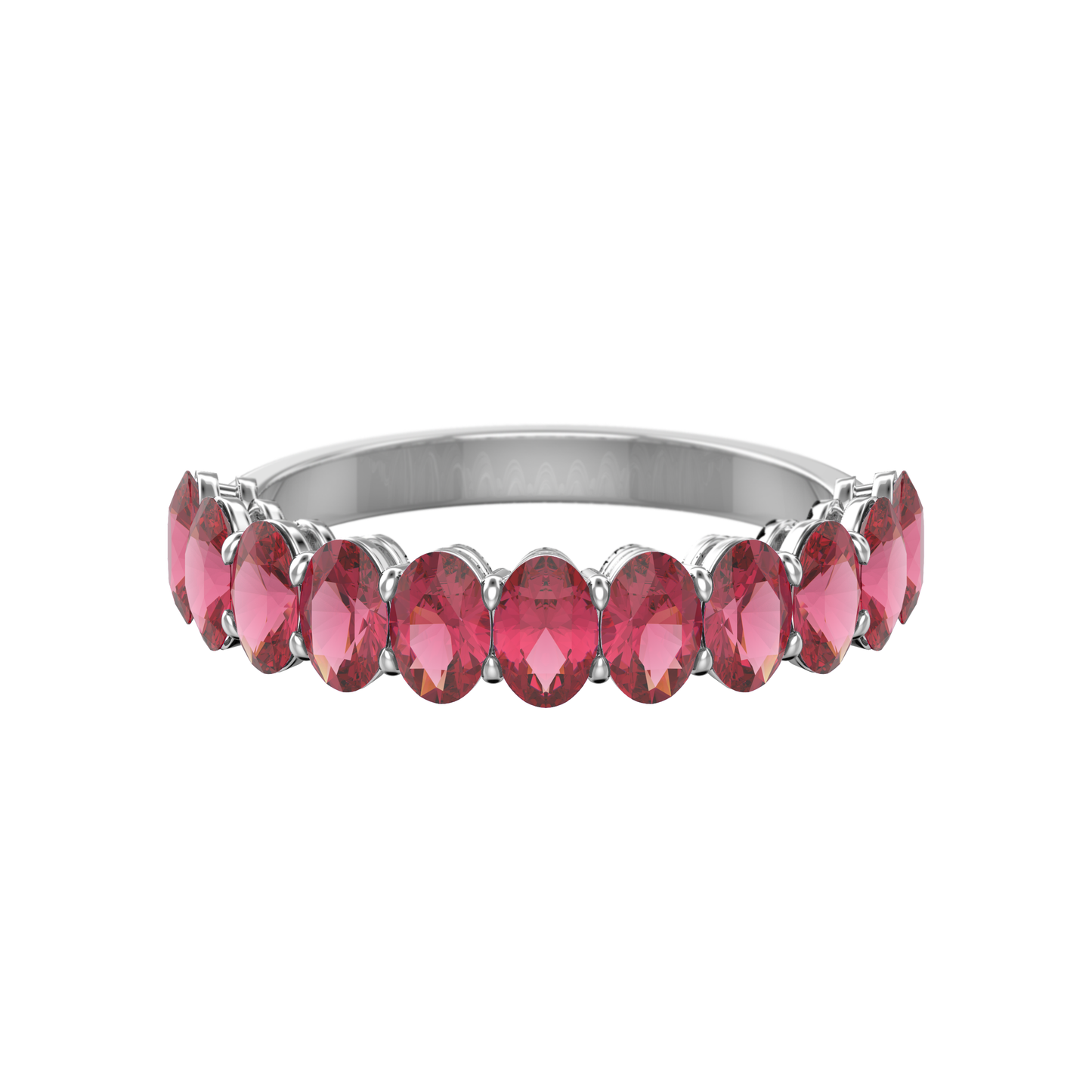 Gemstone Oval Band