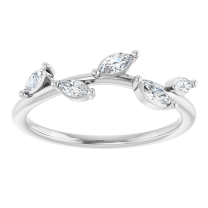 Winslow Lab Diamond Vine Ring - 14K White Gold