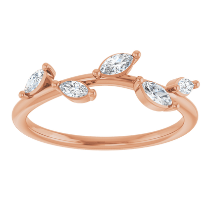Winslow Lab Diamond Vine Ring - 14K Rose Gold