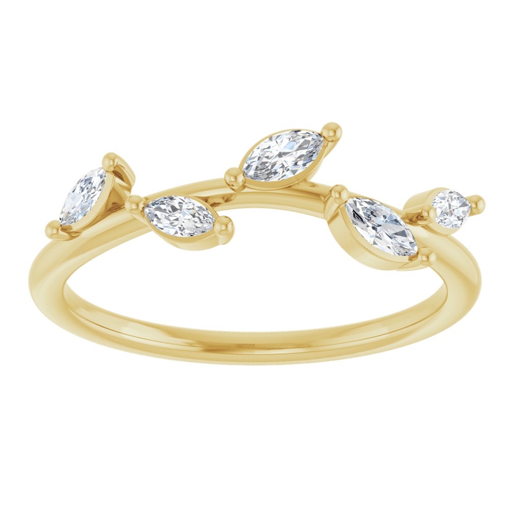 Winslow Lab Diamond Vine Ring - 14K Yellow Gold