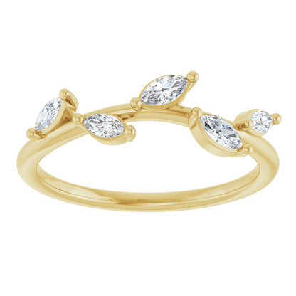Winslow Lab Diamond Vine Ring - 14K Yellow Gold