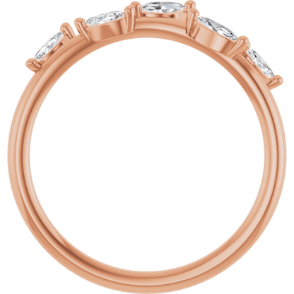 Winslow Lab Diamond Vine Ring - 14K Rose Gold