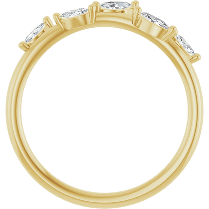 Winslow Lab Diamond Vine Ring - 14K Yellow Gold