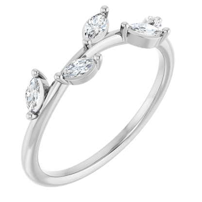 Winslow Lab Diamond Vine Ring - 14K White Gold