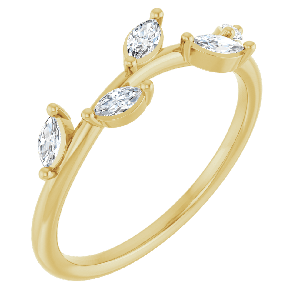 Winslow Lab Diamond Vine Ring - 14K Yellow Gold