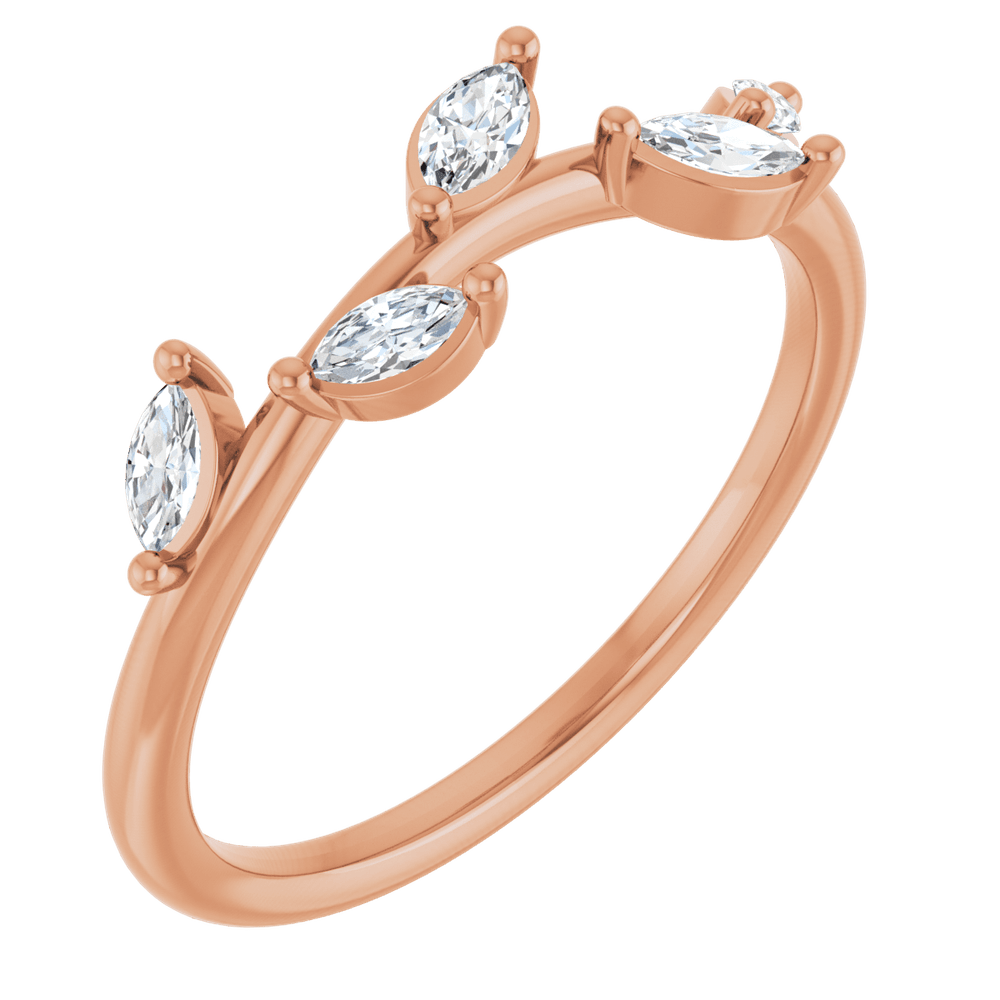 Winslow Lab Diamond Vine Ring - 14K Rose Gold