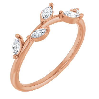 Winslow Lab Diamond Vine Ring - 14K Rose Gold