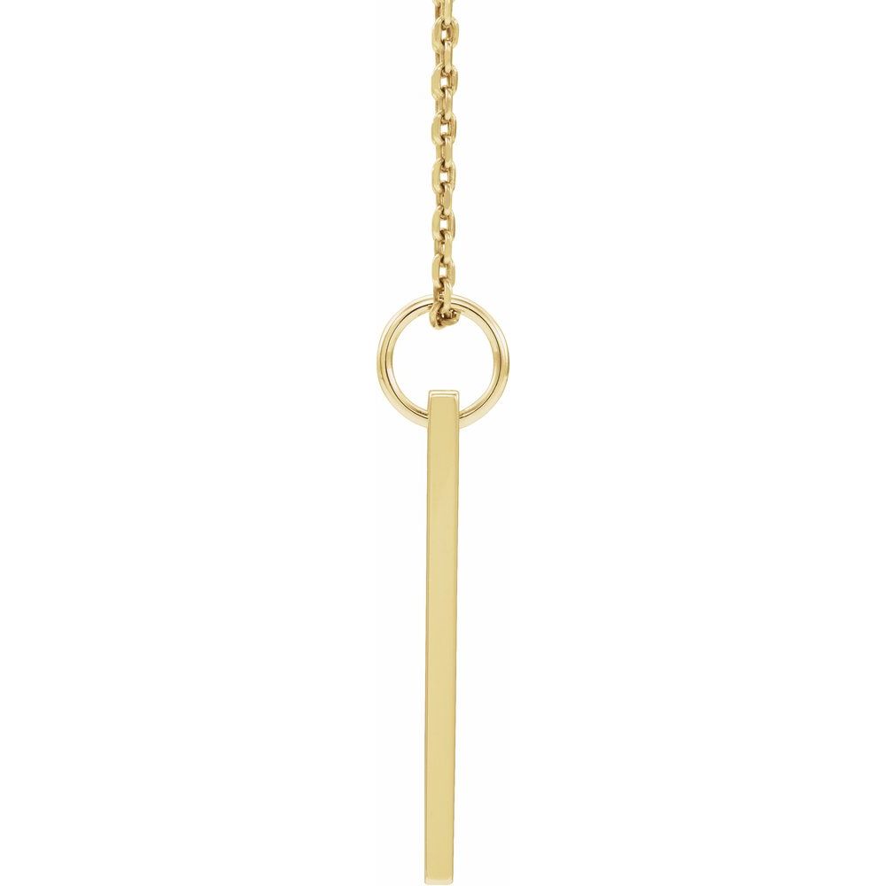 Engravable Diamond Bar Chain