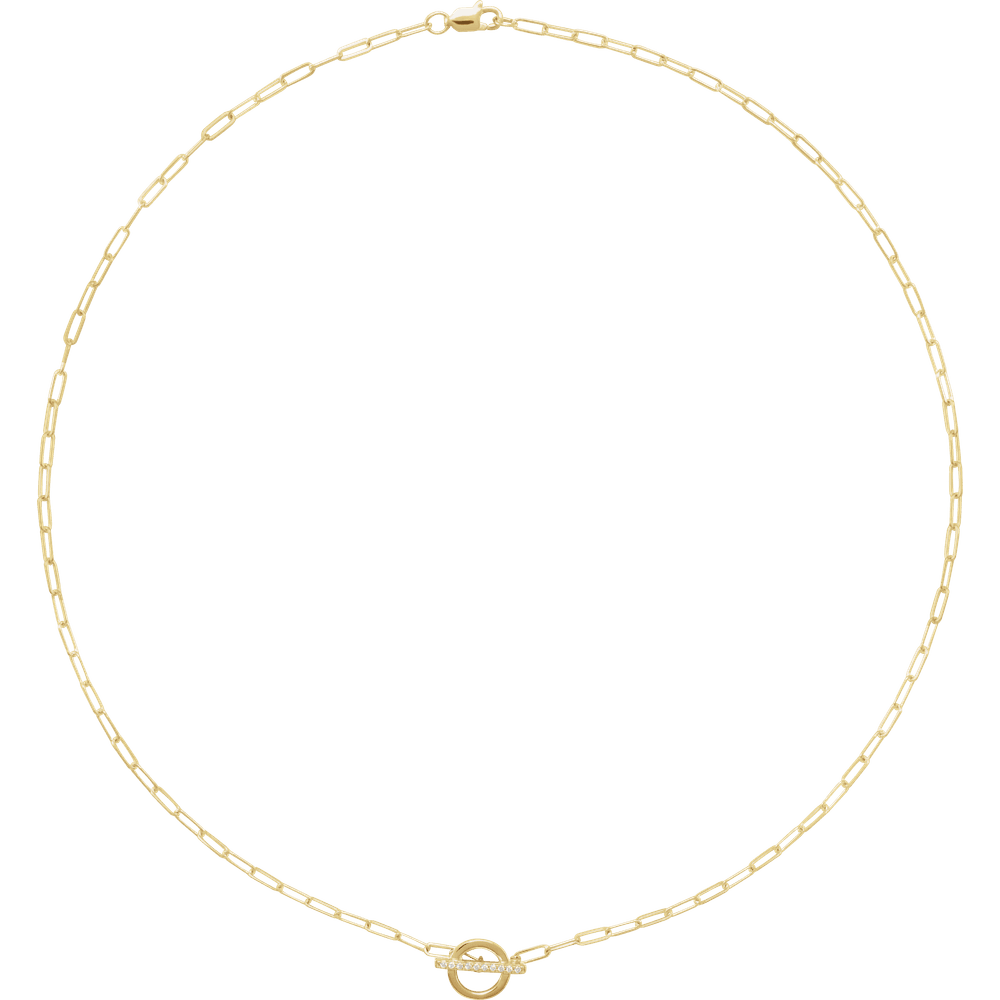 Janie Paperclip Necklace