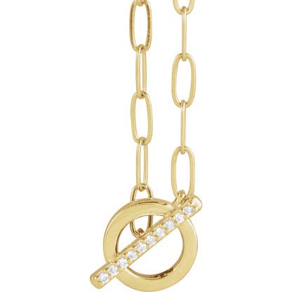 Janie Paperclip Necklace