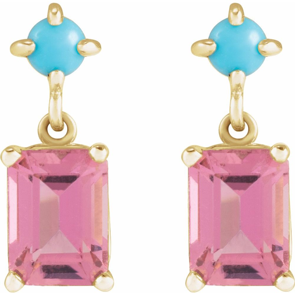 Eloise Drop Gemstone Earrings