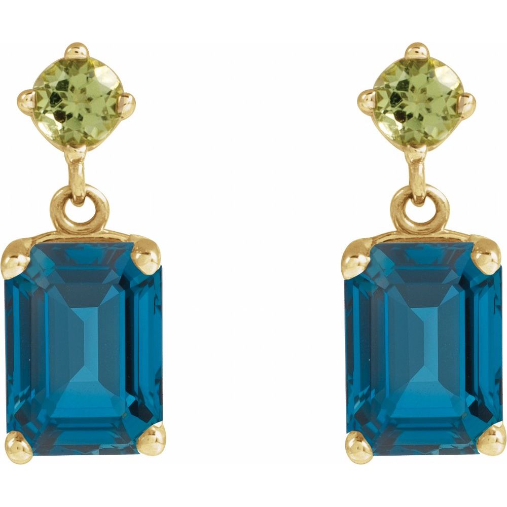 Eloise Drop Gemstone Earrings