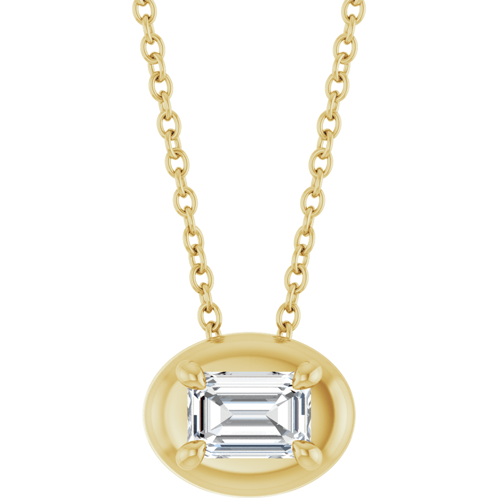 Hattie Lab Emerald Necklace