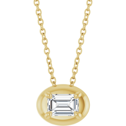 Hattie Lab Emerald Necklace