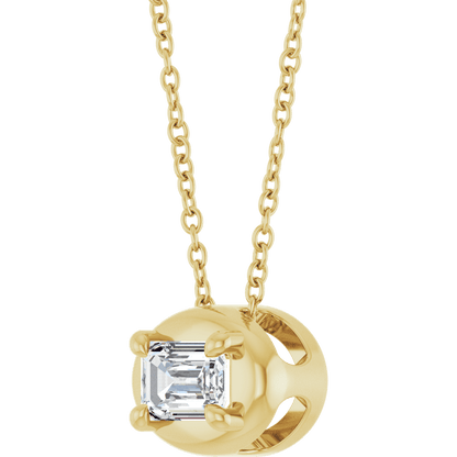 Hattie Lab Emerald Necklace