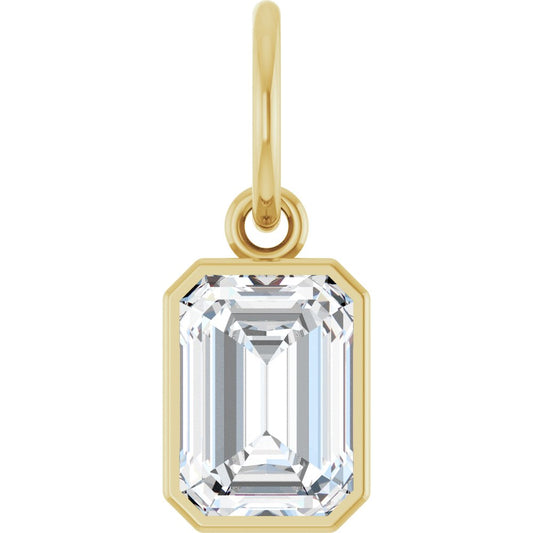 Lane Lab Bezel Emerald Charm