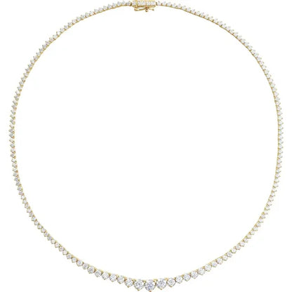 Graduated Tennis Necklace