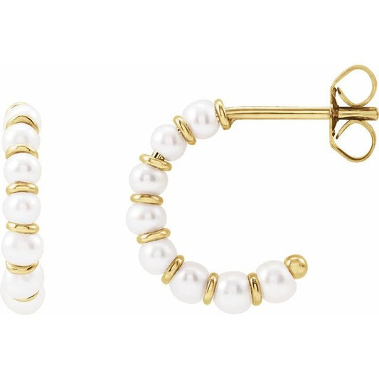 Pearl Mini Hoop