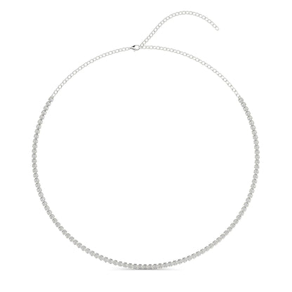 Adjustable diamond tennis choker