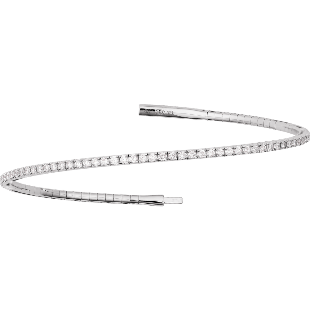 Linden Diamond Flex Bangle