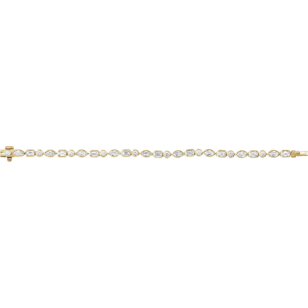 Penny Multi Stone Lab Diamond Tennis Bracelet