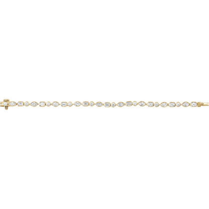 Penny Multi Stone Lab Diamond Tennis Bracelet