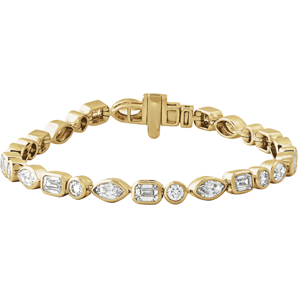 Penny Multi Stone Lab Diamond Tennis Bracelet