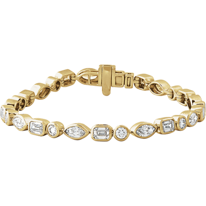 Penny Multi Stone Lab Diamond Tennis Bracelet