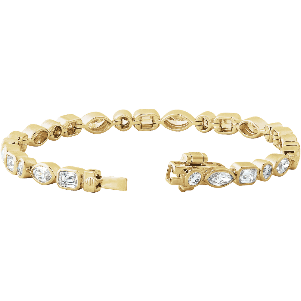 Penny Multi Stone Lab Diamond Tennis Bracelet