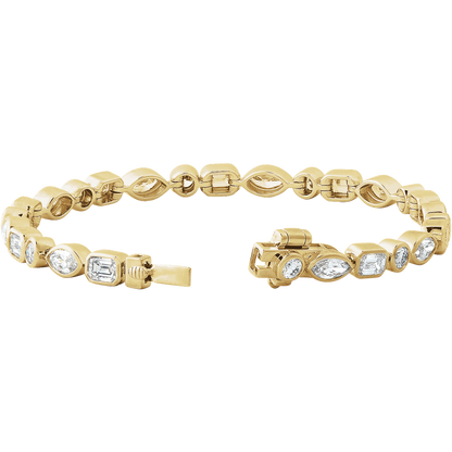 Penny Multi Stone Lab Diamond Tennis Bracelet