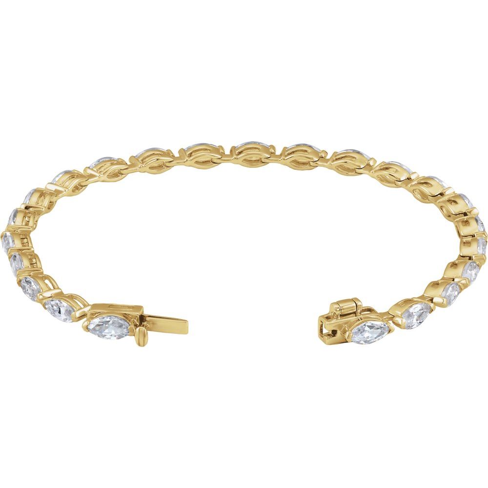 Steph Marquise Lab Diamond Tennis Bracelet