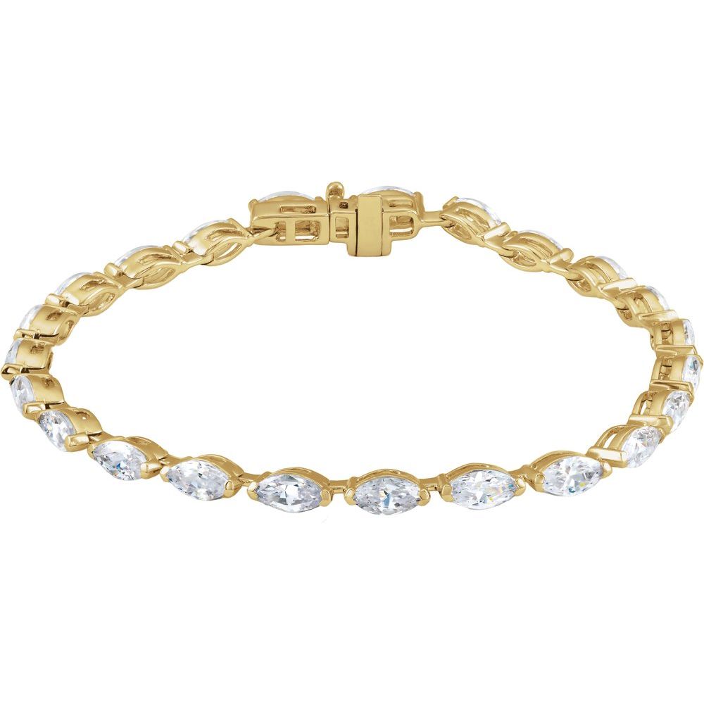 Steph Marquise Lab Diamond Tennis Bracelet