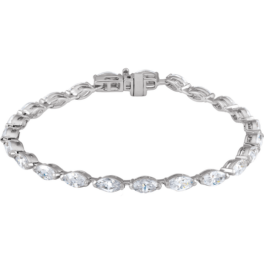 Monroe Marquise Lab Diamond Tennis Bracelet